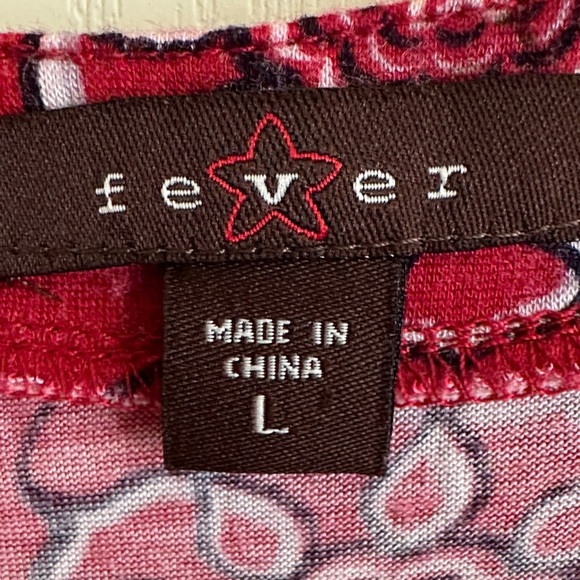 Fever Burgundy and Pink Floral Dress - Picture 3 of 5